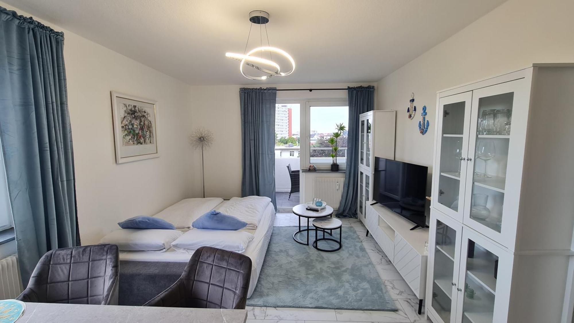 Apartment Deichliebe 1 - Traumhafter Ausblick, Eigene Garage & Kontaktloser Check-in - Komfort Pur!!! Bremerhaven